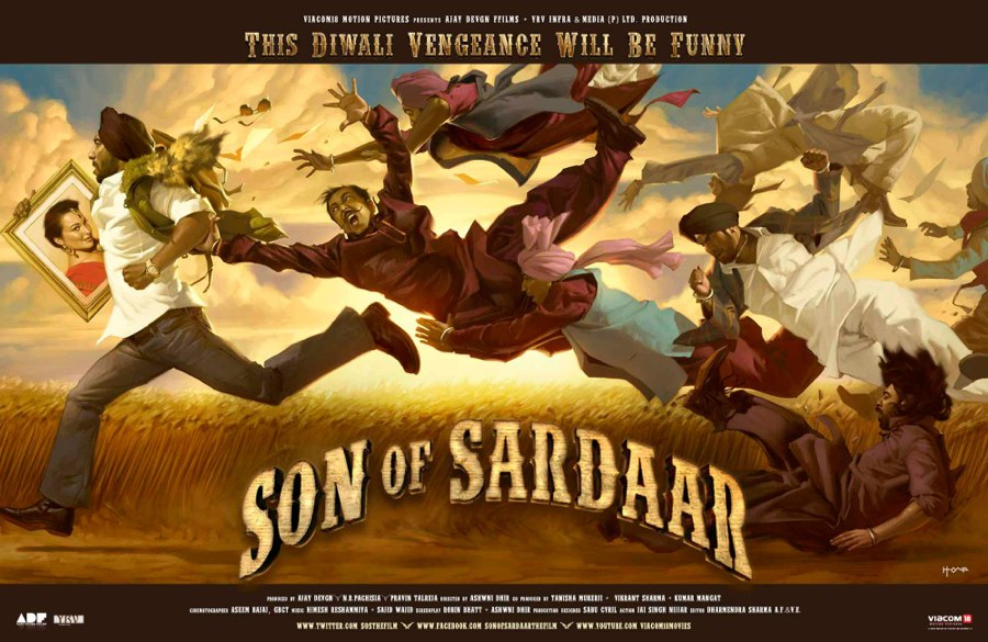 Смотреть онлайн Сын Сардара / Son of Sardaar (2012), индийское кино онлайн