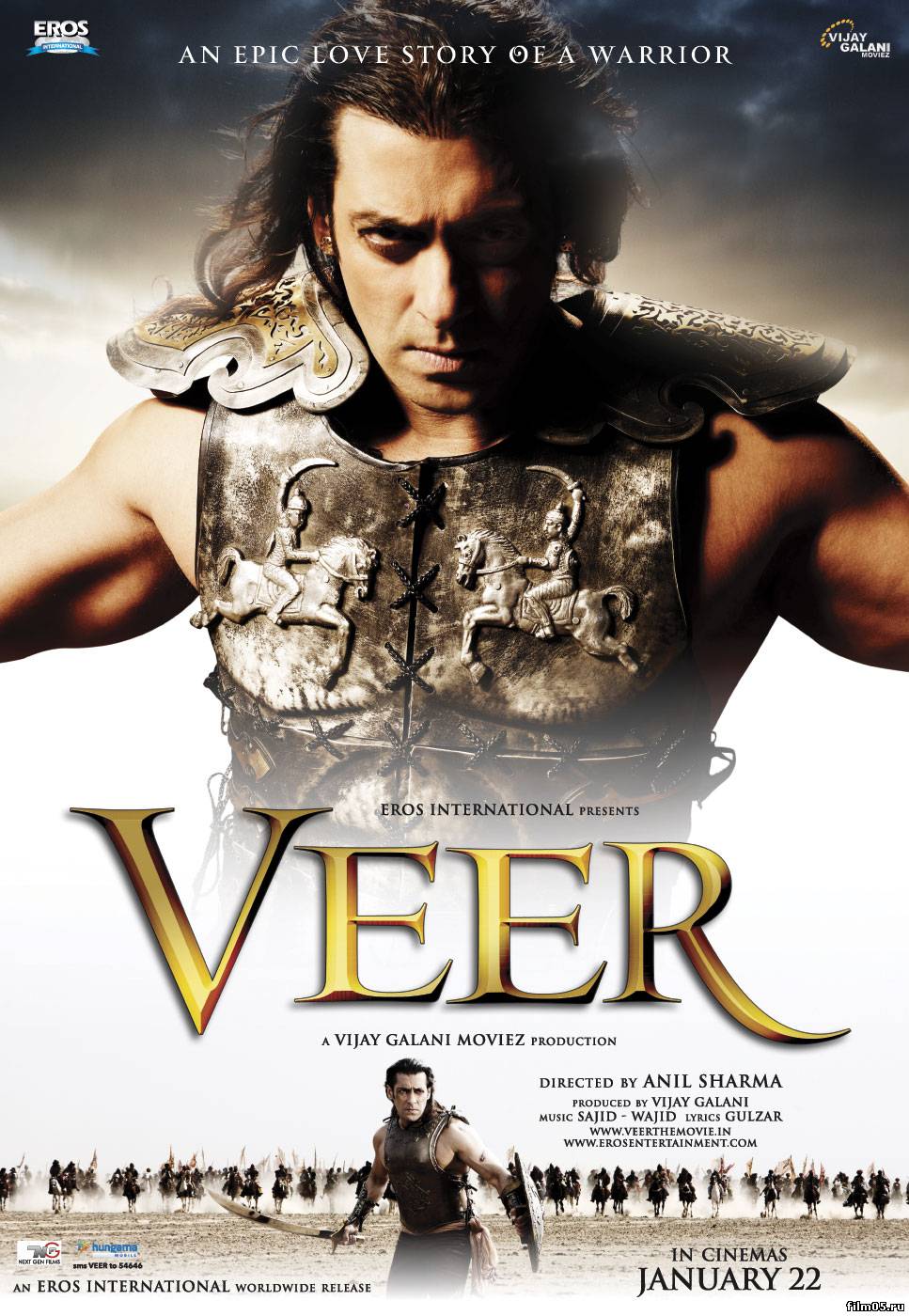 Смотреть онлайн Вир - герой народа / Veer (2010), индийское кино онлайн
